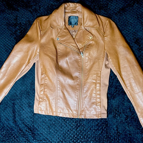 DYNAMITE faux leather jacket xs - Picture 2 of 4
